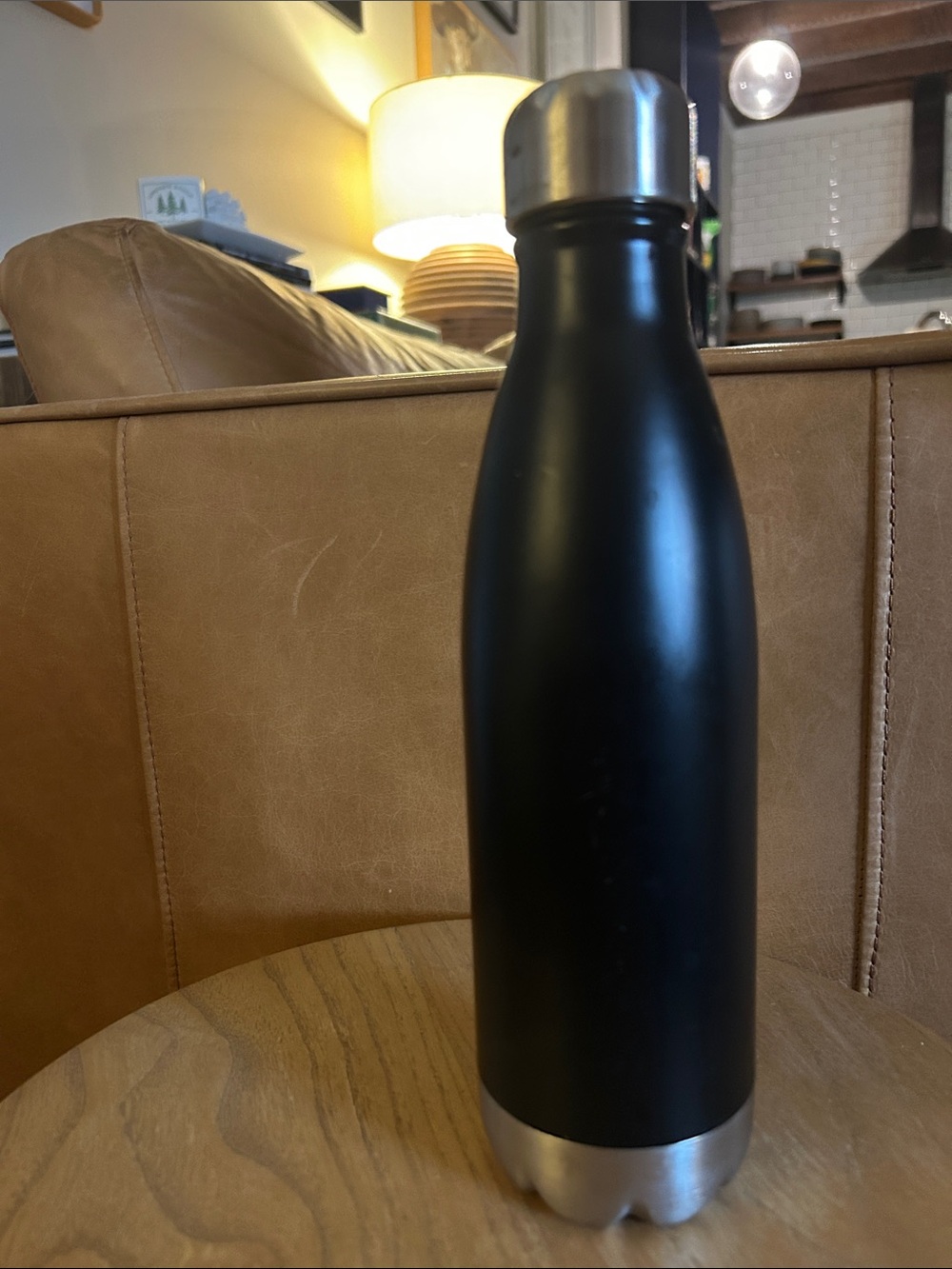 17oz Swell Bottle  Black Stainless Steel Insulated Water Bottle